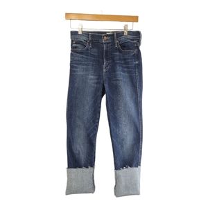 Mother Denim The Pony Boy Ankle Fray Jean in Bake Sale Brawl Size 25